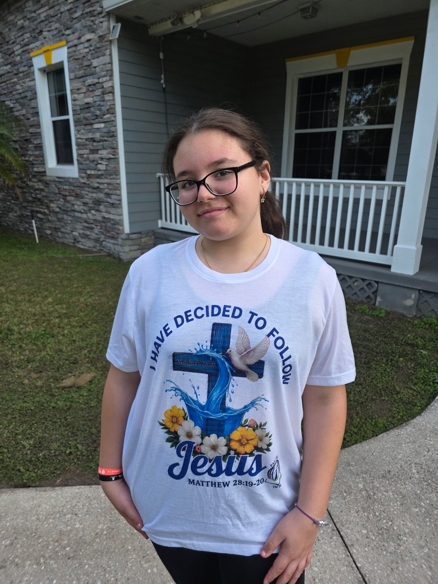“I Have Decided to Follow Jesus” – Custom Baptism Tee