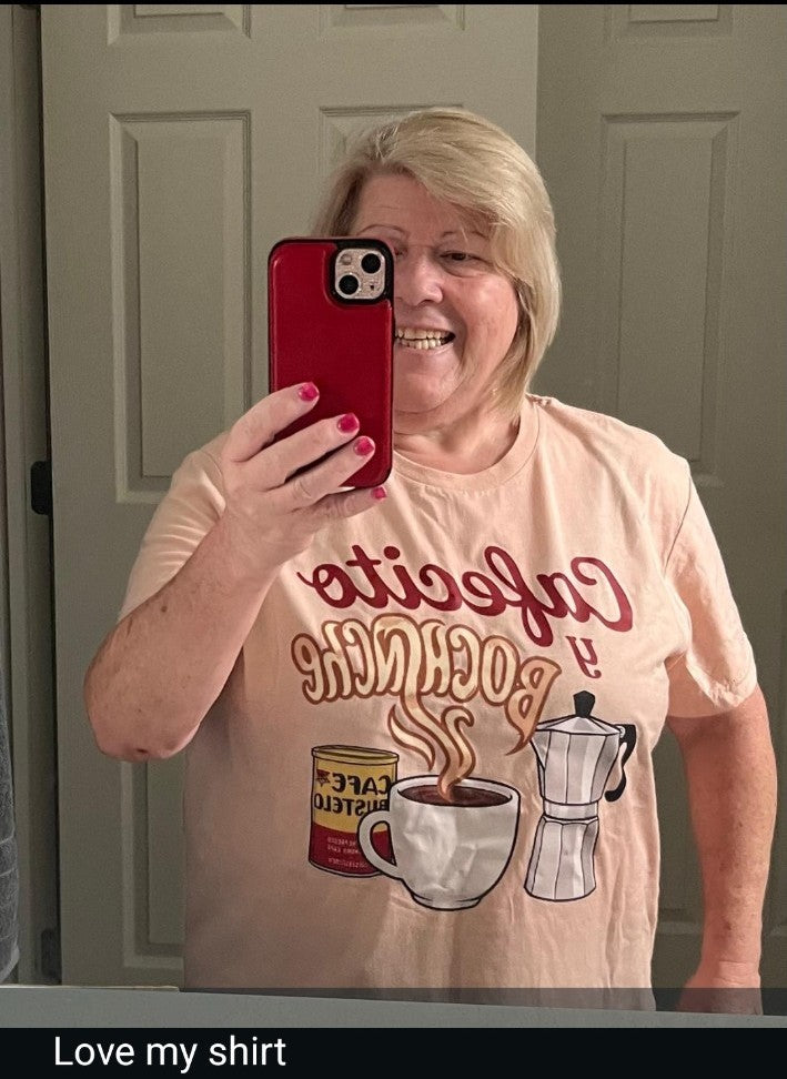 Sometimes the best gifts come from the jokes only your people understand. Café Bustelo, a greca and a little bochinche made this one VERY her!